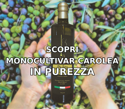 Olio extravergine d'oliva terre di calabria carolea